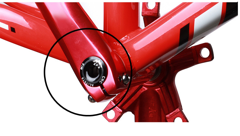 ฝาปิดขาจานจักรยาน THAIBIKE M15 M18 M20 อลูมิเนียม CNC