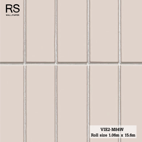 วอลเปเปอร์ ลายอิฐสีน้ำตาล VIE2-M84W