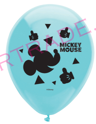 ลูกโป่งมิกกี้เม้าส์ 10 นิ้ว 12 ลูก 21.5 ซม.(ลิขสิทธิ์แท้)