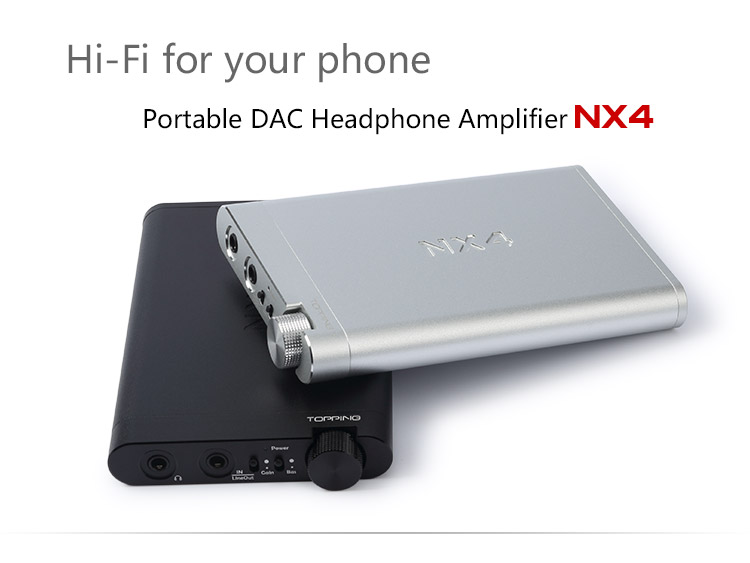 ขาย TOPPING NX4 แอมป์พกพากำลังขับสูง ที่มาพร้อม USB DAC ในตัว รองรับทั้ง iOS และ Android
