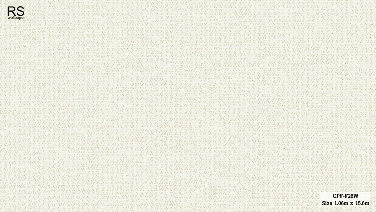 วอลเปเปอร์ ลายผ้าสีครีม ivory CPF-F26W