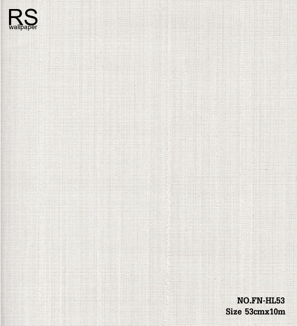 วอลเปเปอร์ สีพื้นครีมขาว มีเทกเจอร์ลายเส้นในตัว FN-HL53