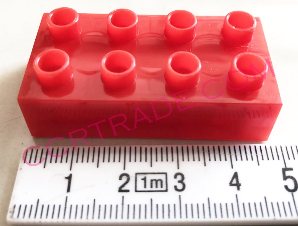 บล็อคตัวต่อ 87 ชิ้นกระเป๋าลากการ์ตูน 44 ซม.(1x3)