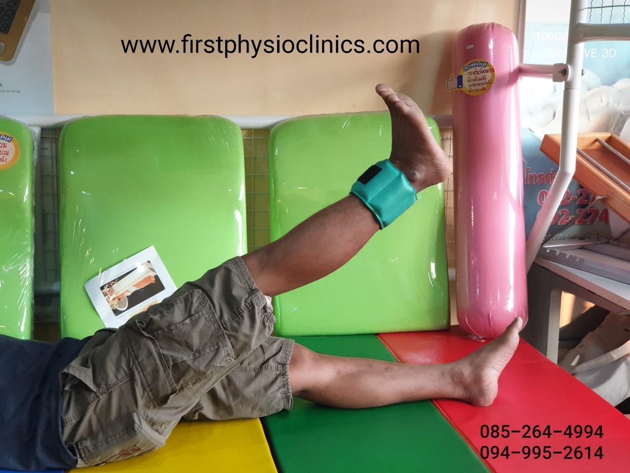 ถุงทรายถ่วงน้ำหนัก 0.5 kg. ถุงทรายออกกำลังกายแขน ขา 0.5Kg/ Sandbag/wight cuff