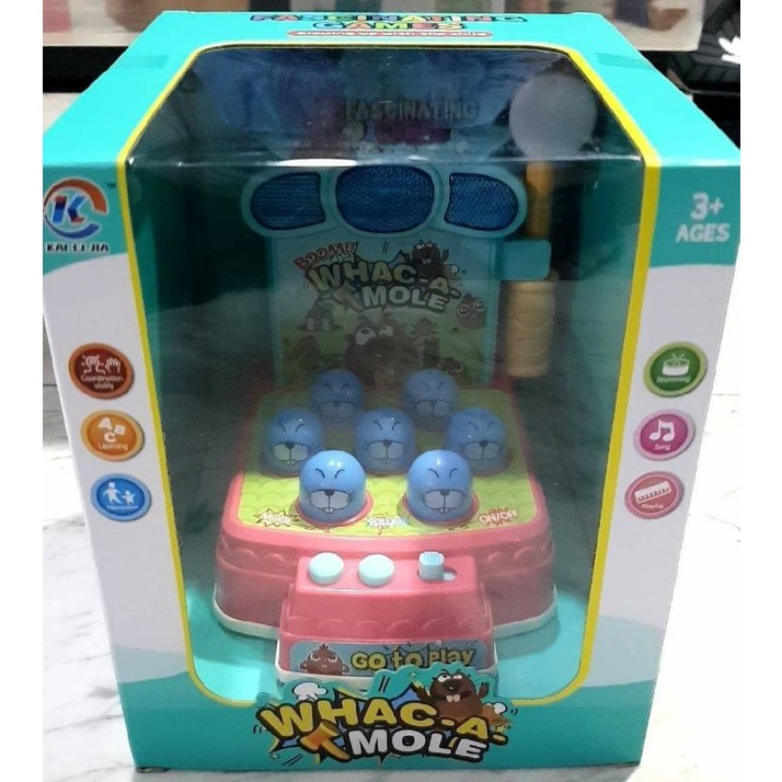 เกมทุบตุ่น สนุกและน่ารักมากๆค่า มีเสียง มีไฟ พร้อมส่งจากไทย