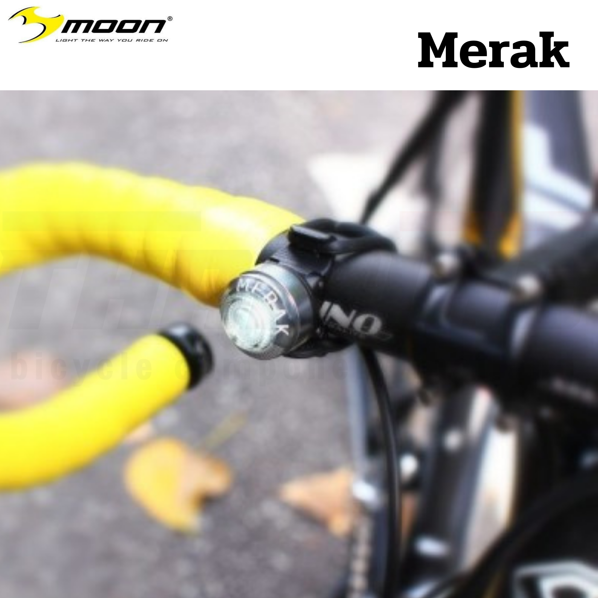 ไฟหน้า ไฟท้ายจักรยานของ MOON MERAK ไฟหน้า ไฟท้าย ไฟชุด
