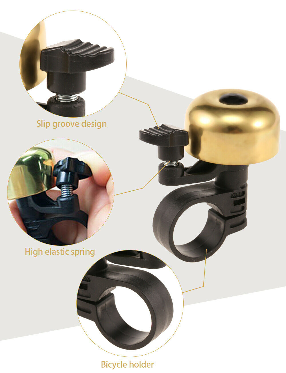 กระดิ่งจักรยานทองเหลือง TB5