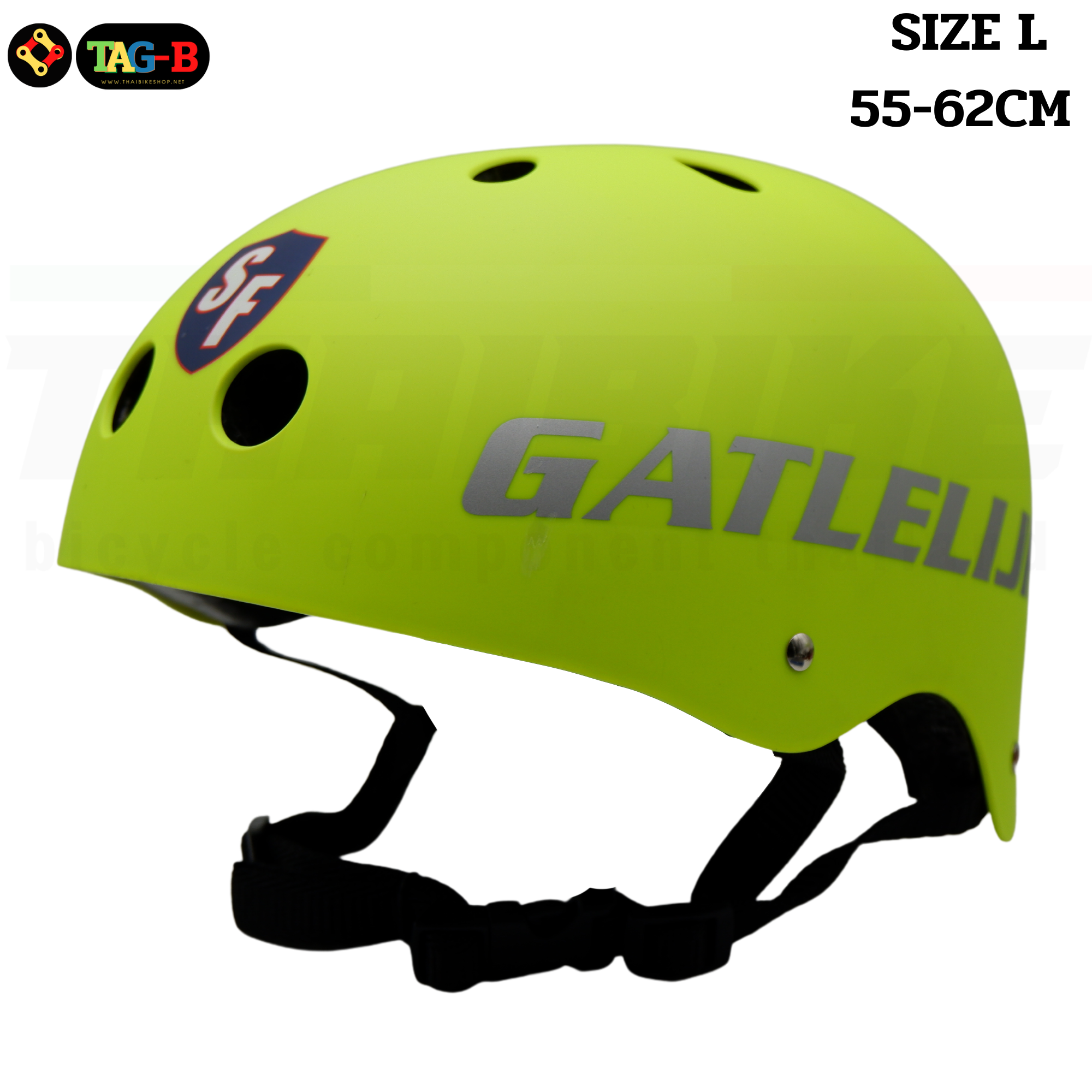 หมวกจักรยานแบบกลม GATELIJK หมวกผู้ใหญ่ SIZE L 57-62CM (ปรับขนาดไม่ได้)