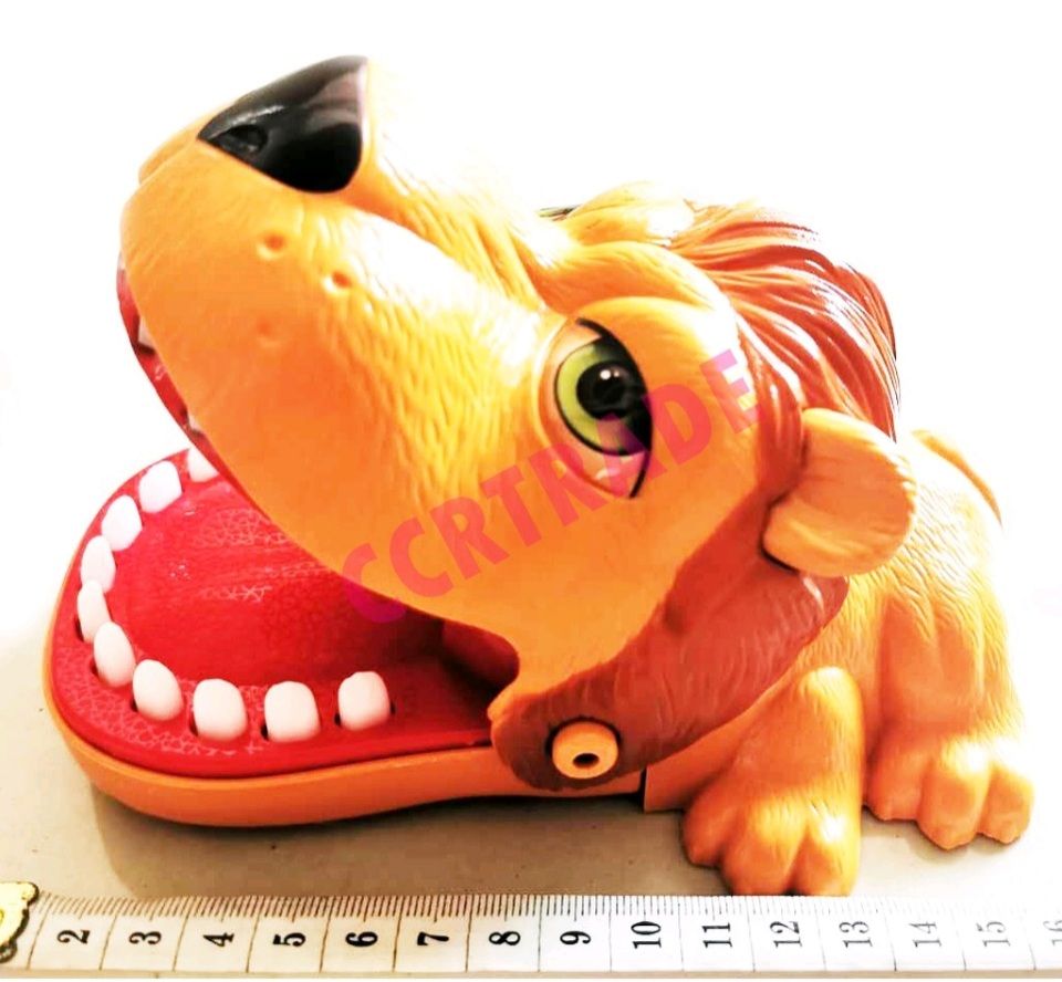 สิงโตงับนิ้ว มีเสียงฝาครอบ(รุ่นใหม่) 14x18 ซม.(1x3)