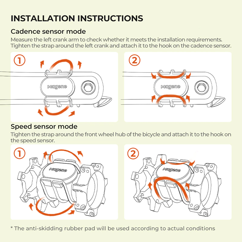 วัดหัวใจ วัดรอบขา วัดความเร็ว S314 Magene ฮาร์ทเรท Bluetooth4.0 รัดแขน H803 แบบคาดอก H64