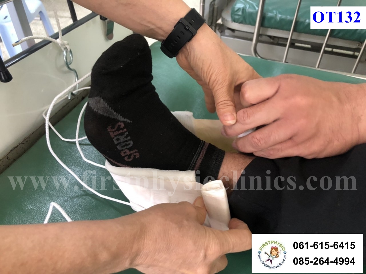 SKIN TRACTION ชุดผ้าจัดกระดูก / ชุดจัดแนวกระดูกขาสำหรับผู้ใหญ่ ชุดสำหรับทำ สำหรับผู้ใหญ่ / ชุดดึงจัดแนวกระดูกขา (ผู้ใหญ่) Skin Traction