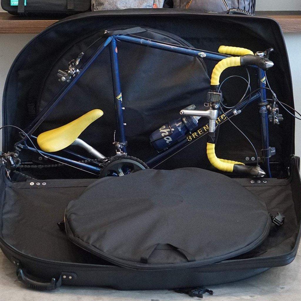 B164X กระเป๋ากล่องแข็งใส่จักรยานขึ้นเครื่องบิน 4 ล้อ จักรยาน