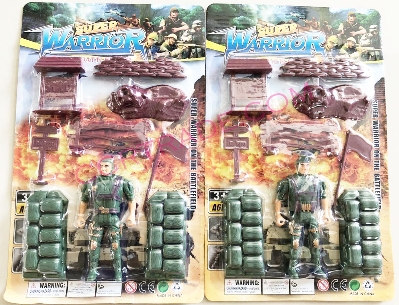 ทหารคอมมานโด+ป้อมแผงจัมโบ้ 30 ซม.