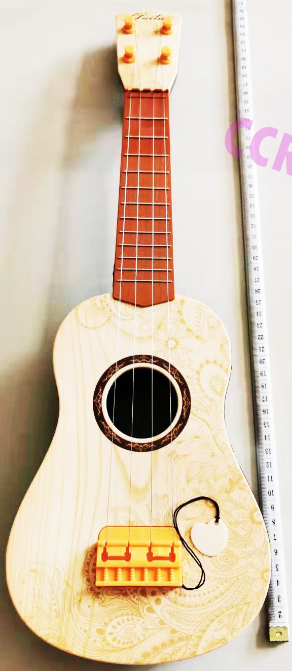 กีต้าร์อูคูเลเล่พลาสติกลายไม้กล่องใหญ่ 54.5 ซม.(1x3)