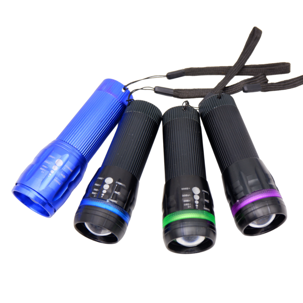 ไฟฉายติดจักรยานพร้อมจับแฮนด์ ความสว่างสูง ซูมได้