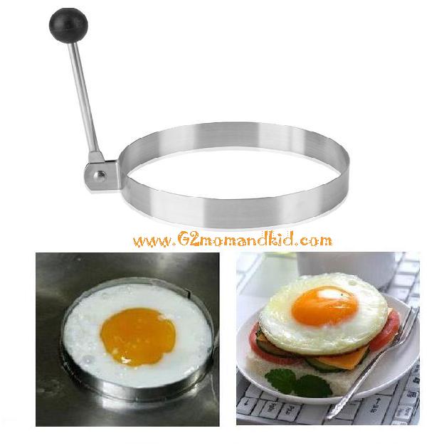 ++พร้อมส่ง++ วงทอดไข่ดาว ไข่เจียว แพนเค้ก สแตนเลส รูปวงกลม แบบด้ามจับยาว หุ้มพลาสติกเป็นลูกกลมสีดำที่ปลายด้ามจับ สินค้าไม่มีแพ็คเกจ ใส่ถุงใสอย่างเดียว ราคาถูกแบบนี้เป็นสินค้านำเข้าจากจีนนะคะ