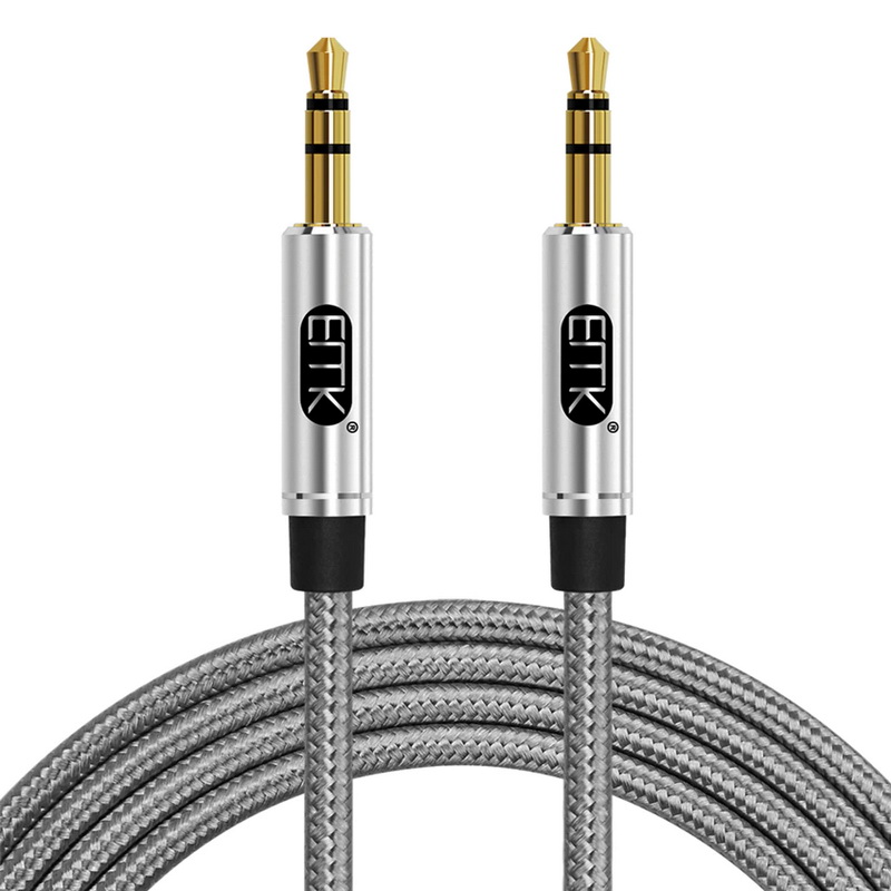 ขาย ERTK AUX Grey สาย Aux 3.5 เป็น 3.5 เกรดพรีเมี่ยม สำหรับเครื่องเสียง