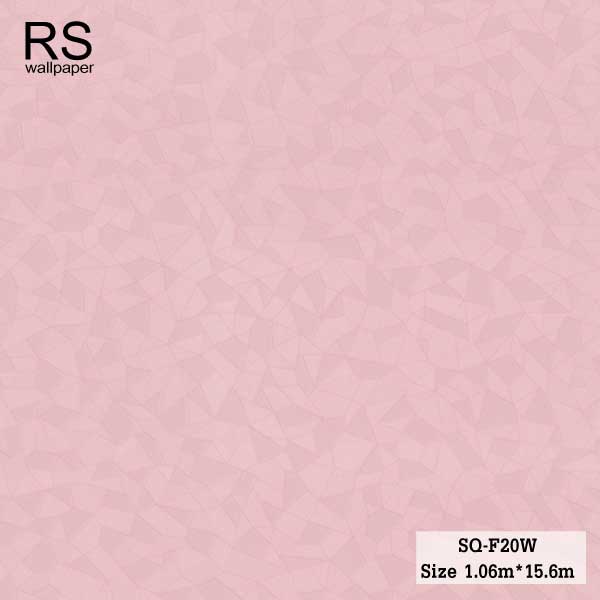 วอลเปเปอร์สไตล์โมเดิร์น ลายสามเหลี่ยมเล็ก สีชมพู SQ-F20W