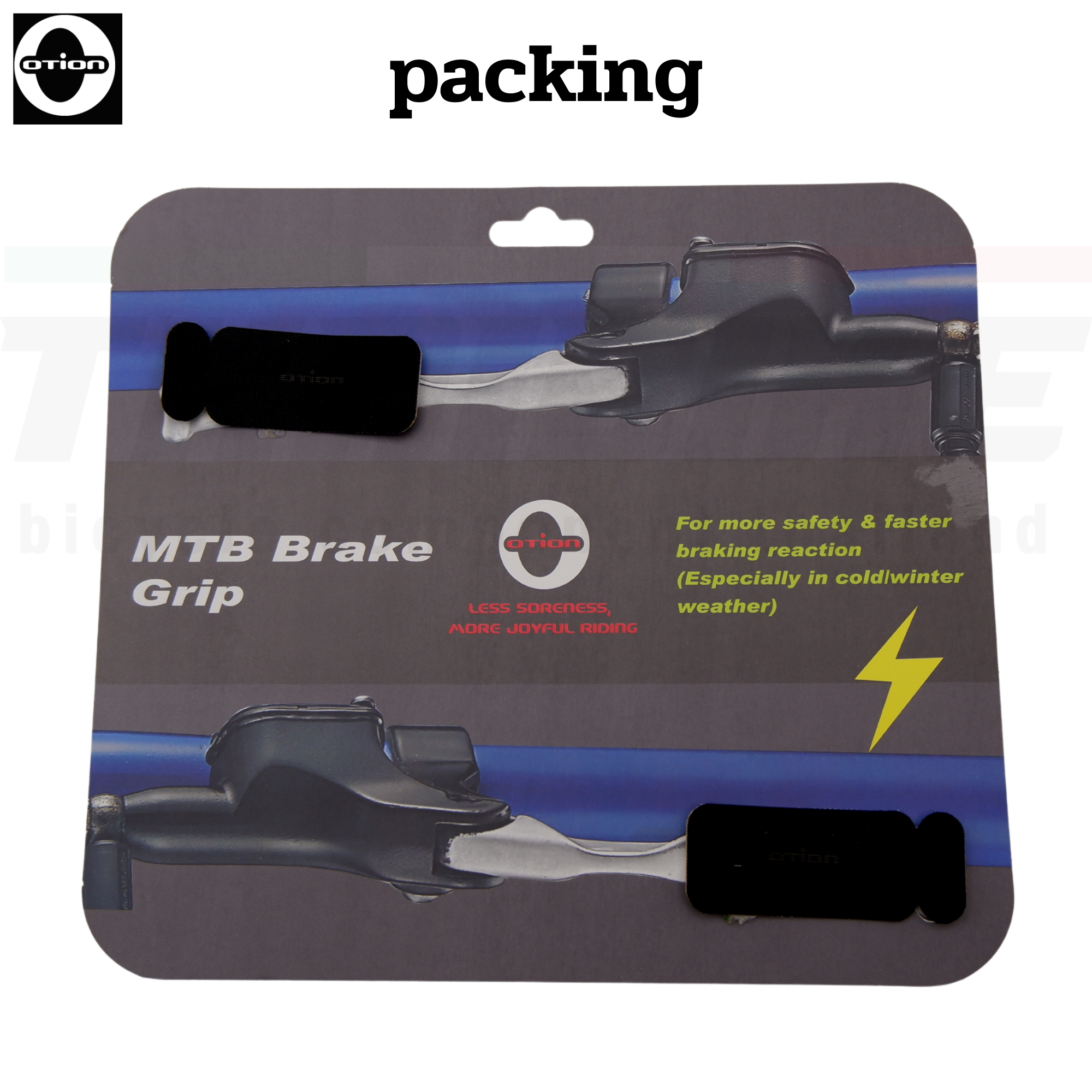 แผ่นเทปติดกันลื่น ปลอกแฮนด์ มือเบรคจักรยานเสือภูเขา OTION เพิ่มความเหนียวในการสัมผัส