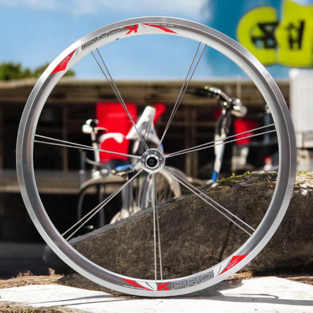 ล้อหน้าหลังจักรยาน Litepro K-Pro ขนาด 20 นิ้ว มาตรฐาน 451 ขอบคู่น้ำหนักเบา