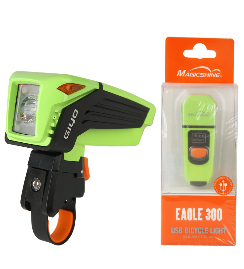 ไฟหน้าจักรยาน GIYO MAGICSHINE EAGLE 300 300LM USB