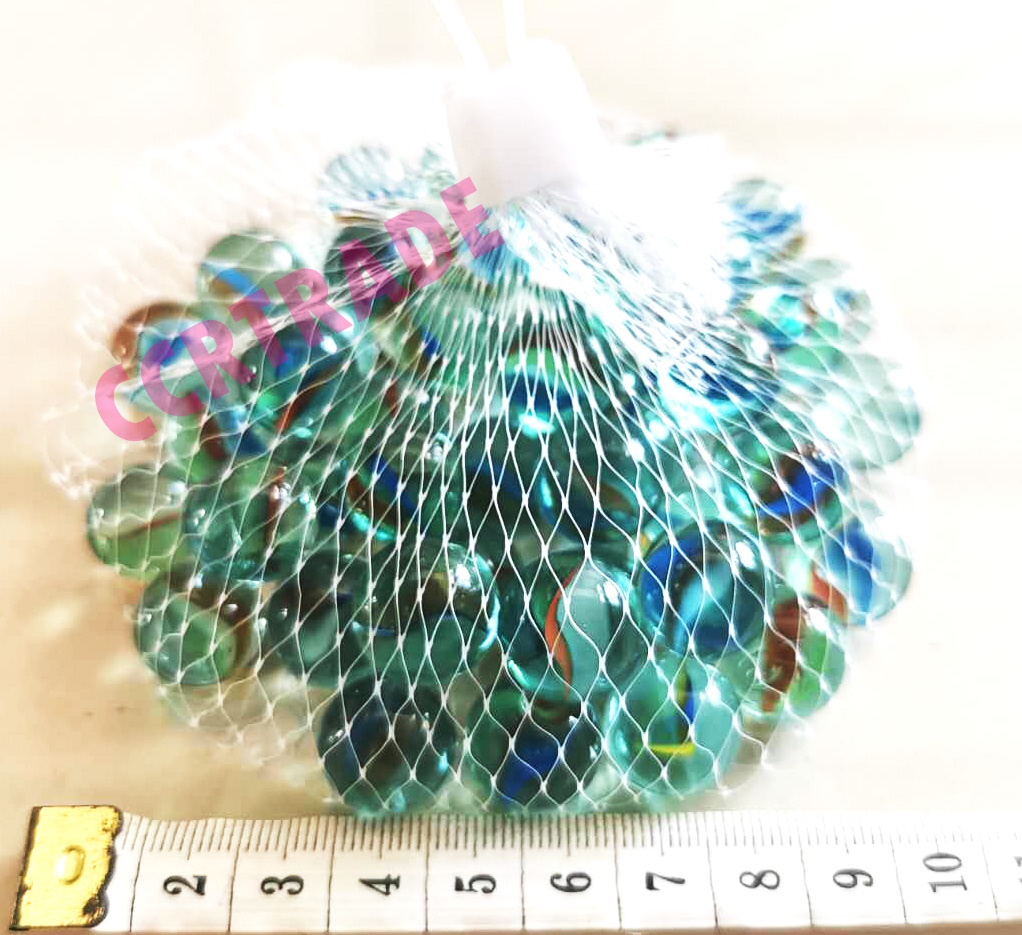 ลูกแก้ว 50 ลูก ถุงตาข่าย 15 ซม.