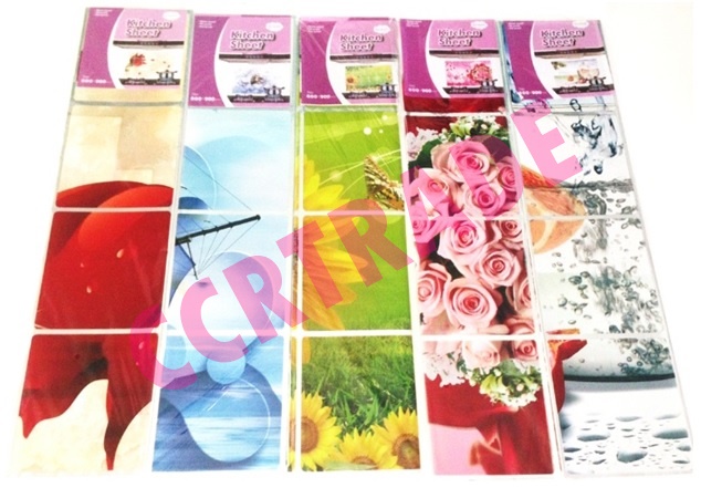 สติ๊กเกอร์กันน้ำมัน รุ่นใหม่ 60x90 ซม.