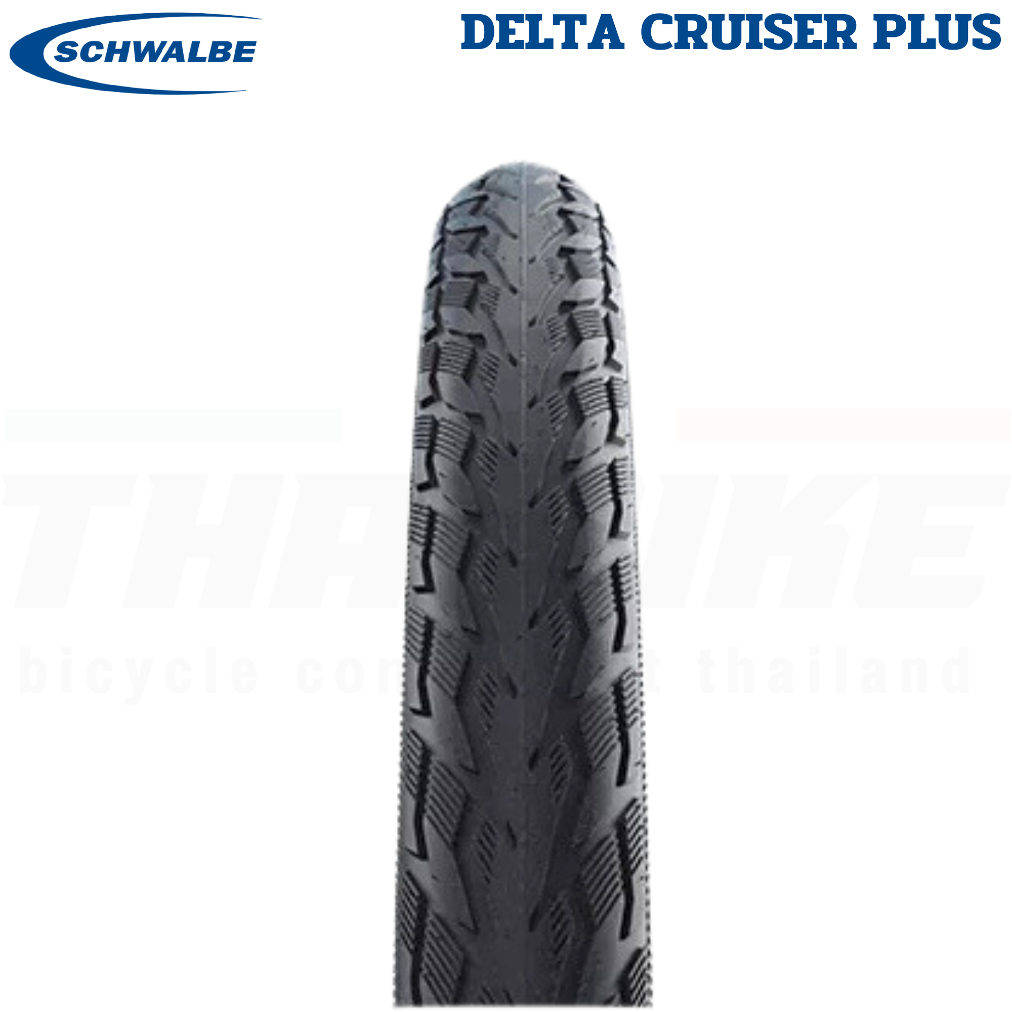 ยางนอกจักรยาน Schwalbe Delta Cruiser Plus 700X28 20X1.75 MARATHON 16X1.35 กันหนามระดับ 5