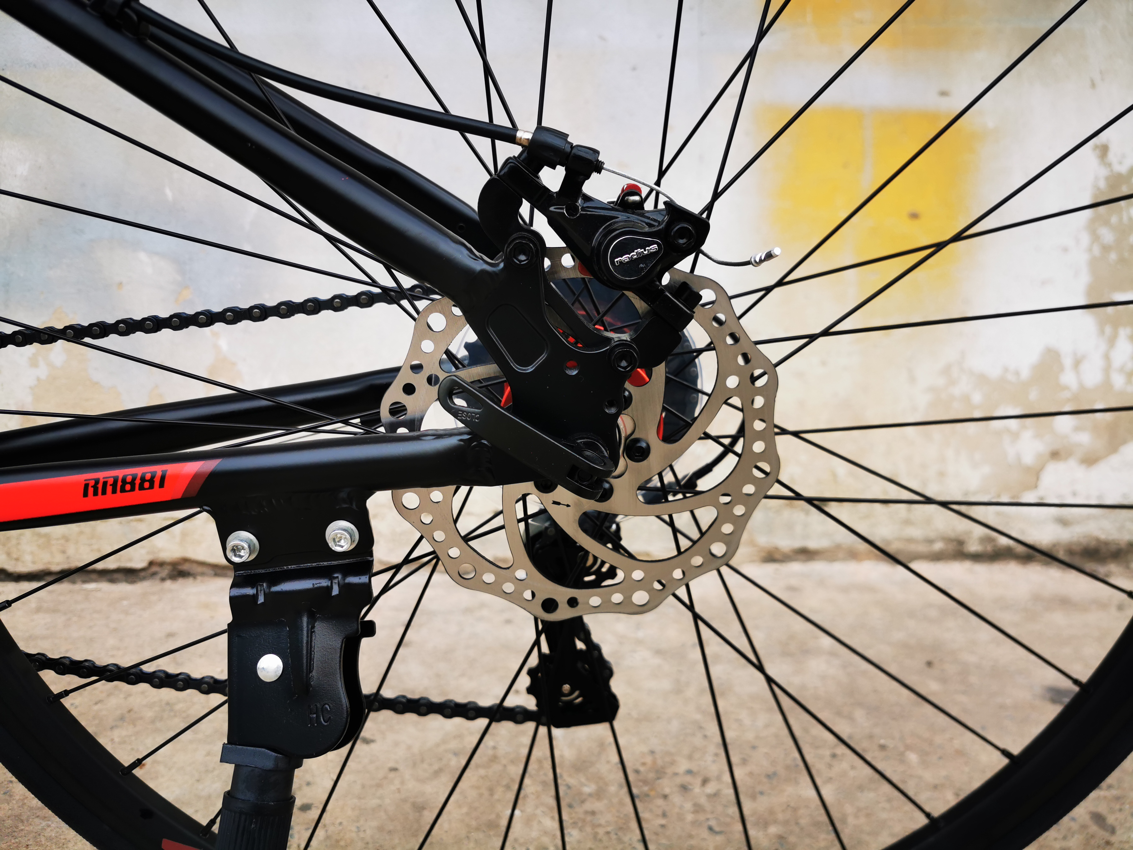 จักรยานเสือหมอบมือตบ RA881 KEYSTO 700C เกียร์ 16 สปีด เฟรมอลูมิเนียม หมอบดิส