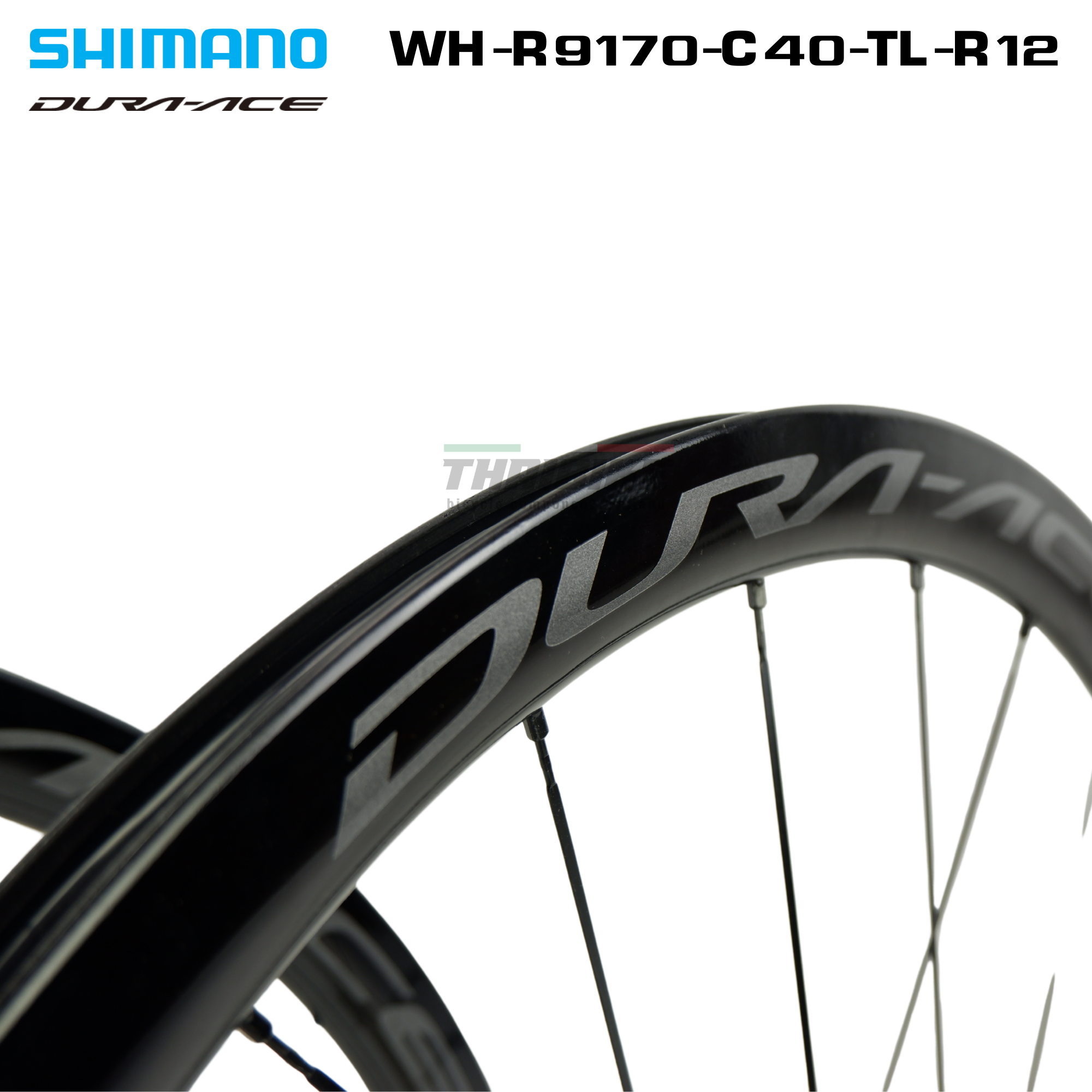 ล้อดิสเบรคคาร์บอน SHIMANO DURA-ACE 700C WHR9170C40TL ทูปเลส แถมถุงใส่ล้อ 2 ถุง