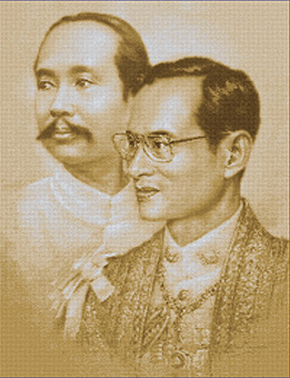 สองพระมหาราชของไทย