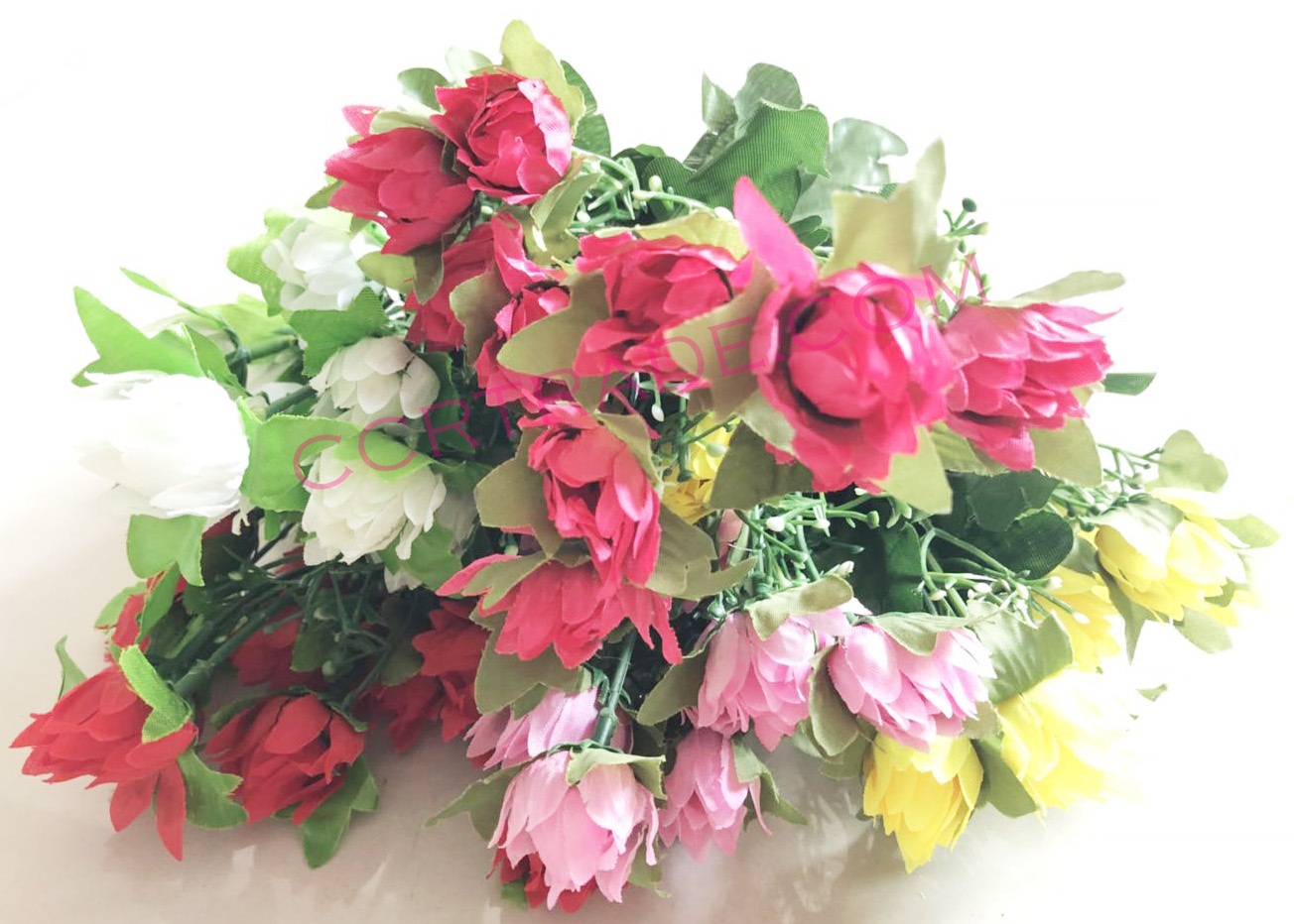 ดอกกระเจี๊ยบ 10 ดอก คละสี 30 ซม.