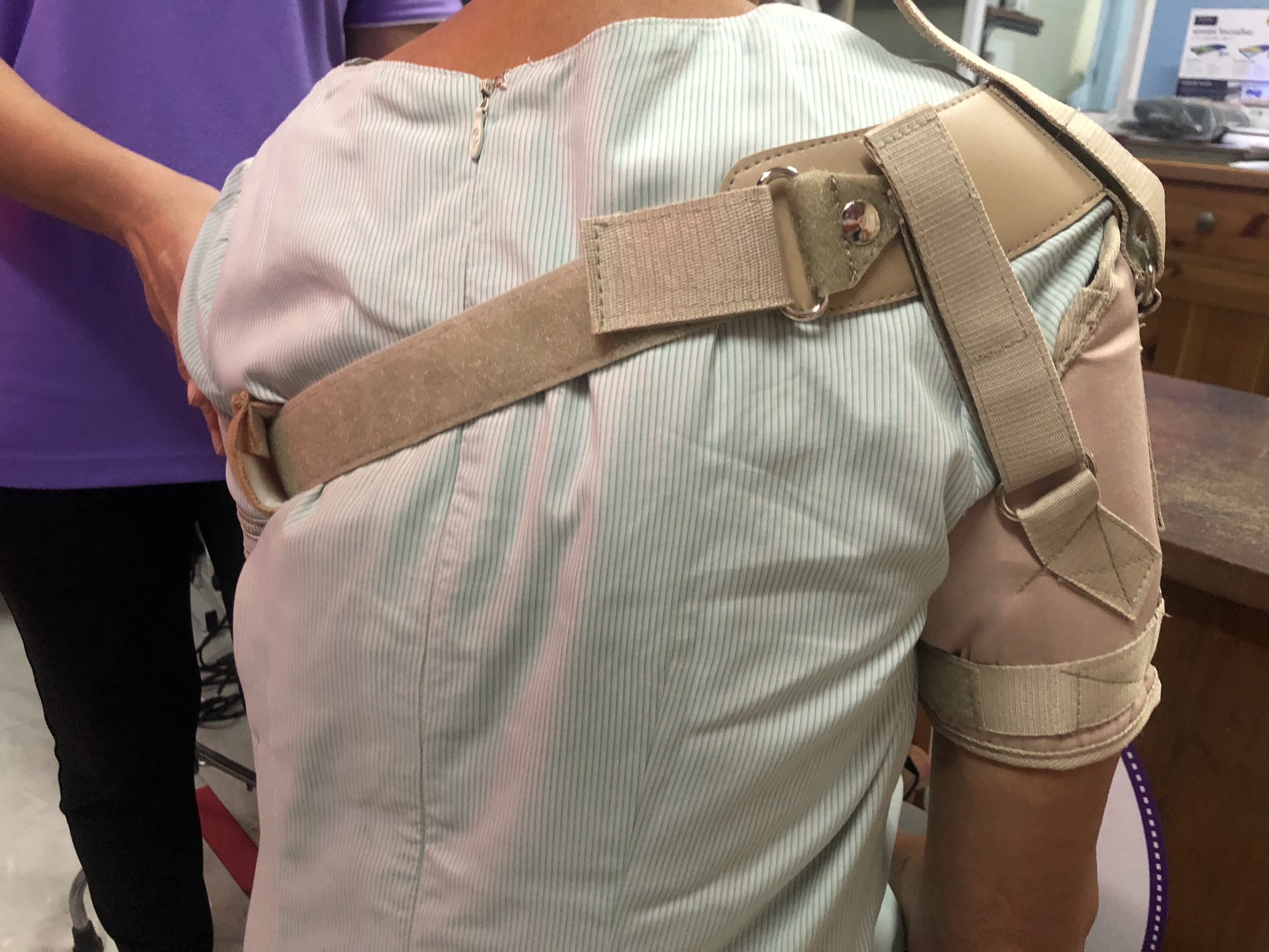 พยุงข้อไหล่หลวม พยุงไหล่ ที่พยุงไหล่ สายรัดพยุงไหล่ปรับได้ ประคองหัวไหล่ สายรัดไหล่ สายรัดพยุงไหล่ shoulder support Bobath Sling