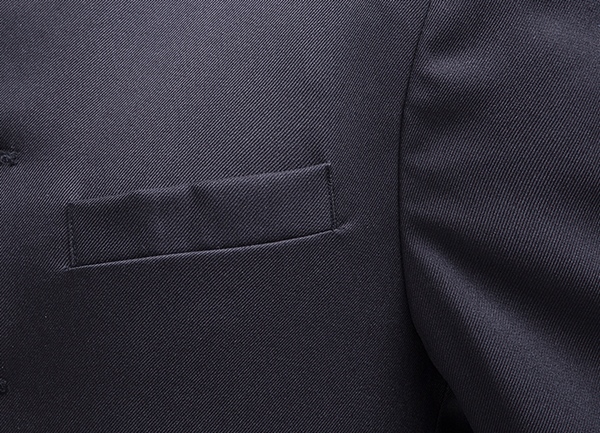 ST005- **พรีออเดอร์**สูทจีนผู้ชายสีดำแขนยาวปักลายมังกรสีทอง ติดกระดุมสีดำ พร้อมกางเกงสีดำขาสอบ ชุดสูทเจ้าบ่าว สูทแฟนซี ถ่ายพรีเวดดิ้ง & ชุดแต่งงานแฟนซี (Fancy wedding dress) สูทผู้ชายสีดำ