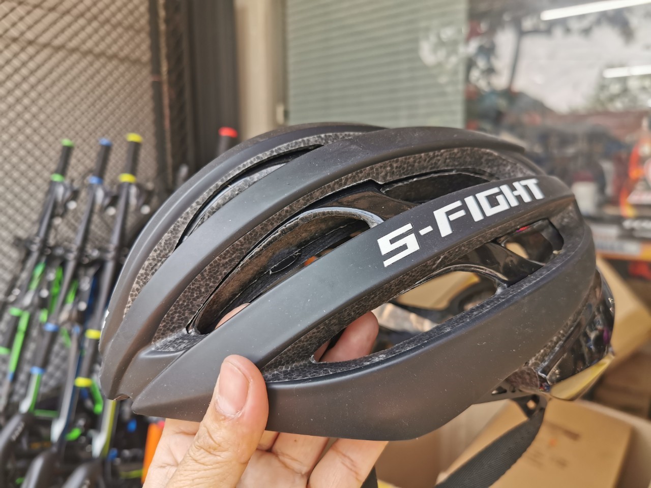 หมวกกันน็อคจักรยาน S-Fight รุ่น GH-15 หมวก 2 ชั้น เพิ่มความสวยงาม และทนทาน