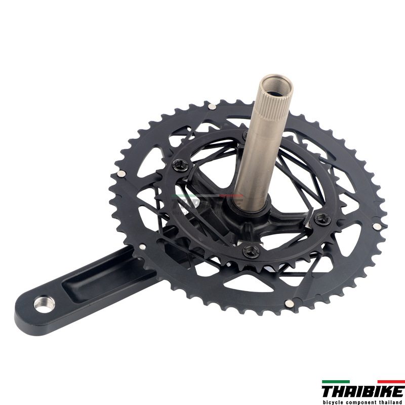 ชุดขาจานจักรยานเสือหมอบพร้อมกะโหลก ยี่ห้อ Jiankun RFA ขนาด 50-34T ขาจาน 170มม.