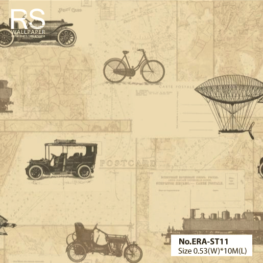 วอลเปเปอร์ ลายรถ No.ERA-ST11