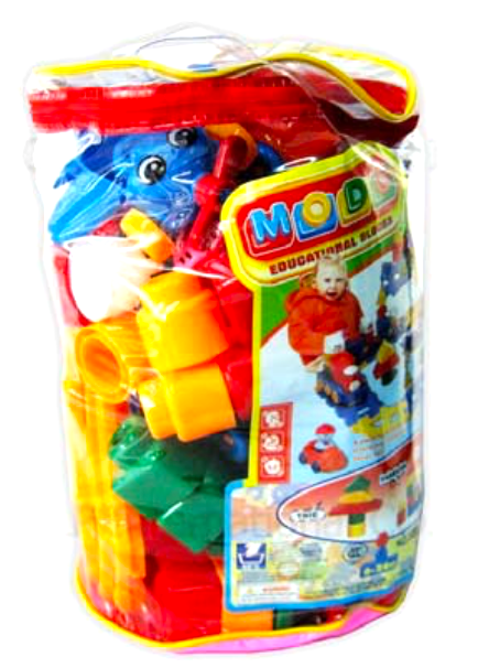 บล็อคตัวต่อใหญ่+รางชุดใหญ่ 34 ซม.(1x2)