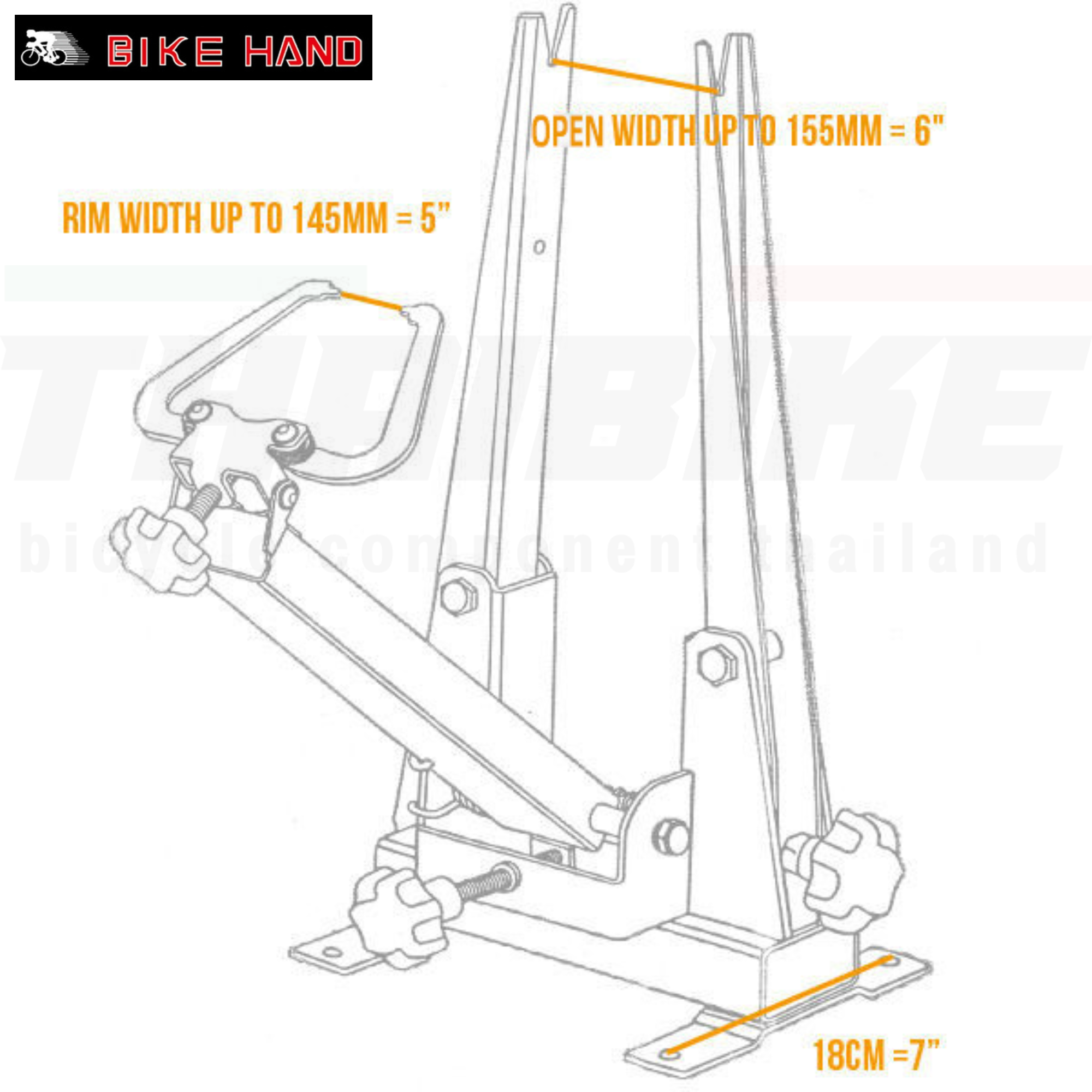 แท่นตั้งซี่จักรยาน งานไต้หวัน BIKE HAND YC-512NB