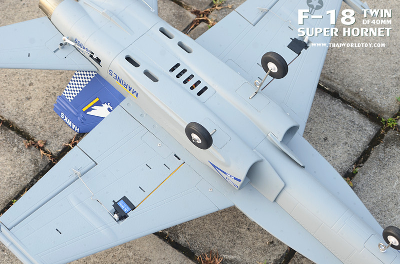F-18A SUPER HORNET TWIN EDF40MM.RC JET ชุดPNP