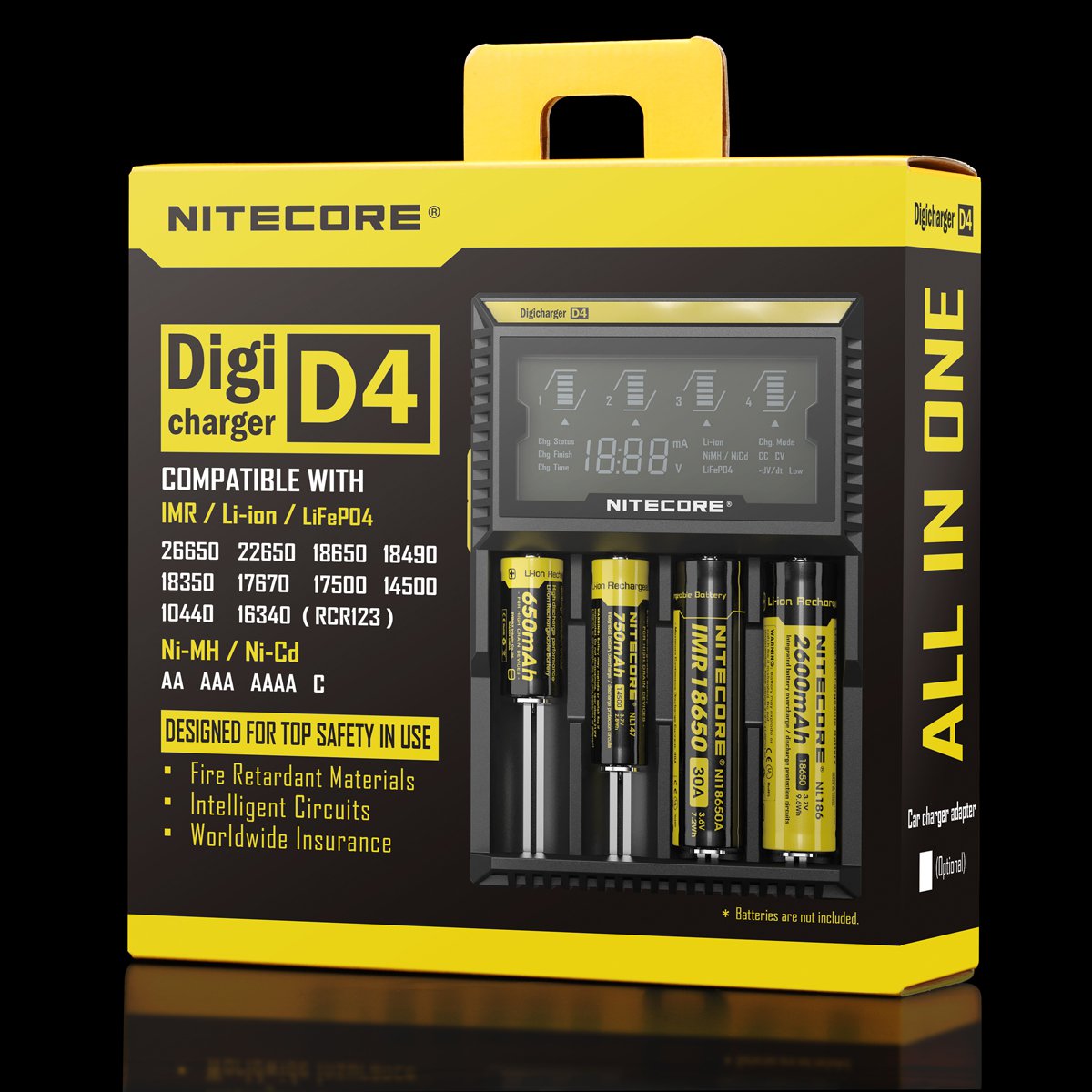 เครื่องชาร์จ nitecore D4