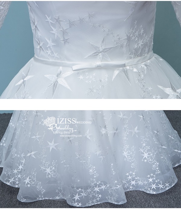 BR318 **พร้อมส่ง**ชุดแต่งงาน&ชุดเจ้าสาวแบบยาวสีขาวเกรดพรีเมี่ยม หรูหราน่ารัก สวยโดดเด่นไม่ซ้ำใคร