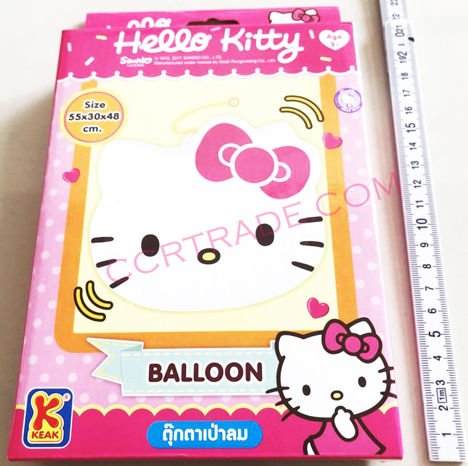 ตุ๊กตาเป่าลมคิตตี้ 55 ซม. (ลิขสิทธิ์แท้)(1x3)