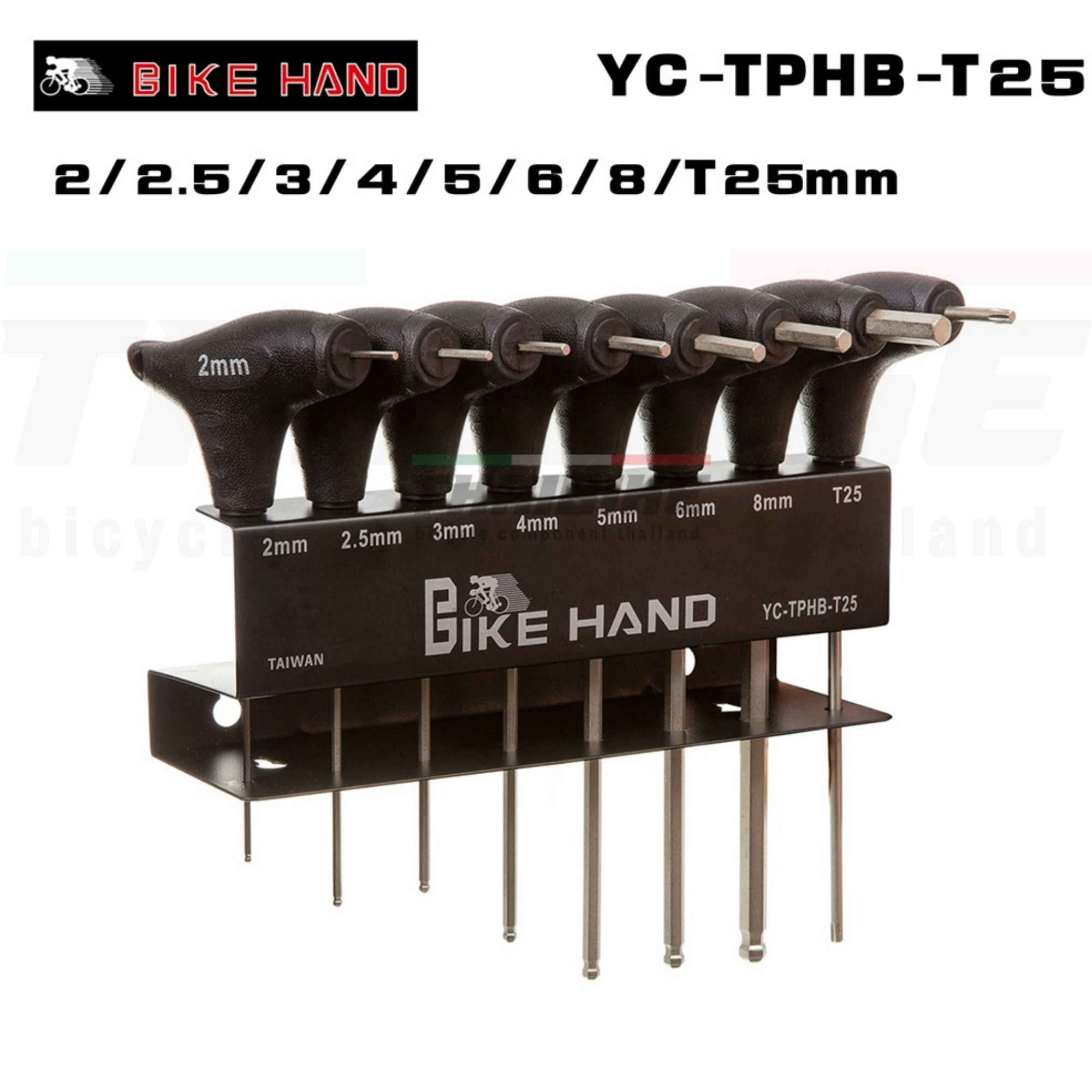 ชุด 6 เหลี่ยม BIKE HAND YC-TPHB-10/YC-TPHB-T25 สำหรับงานจักรยาน