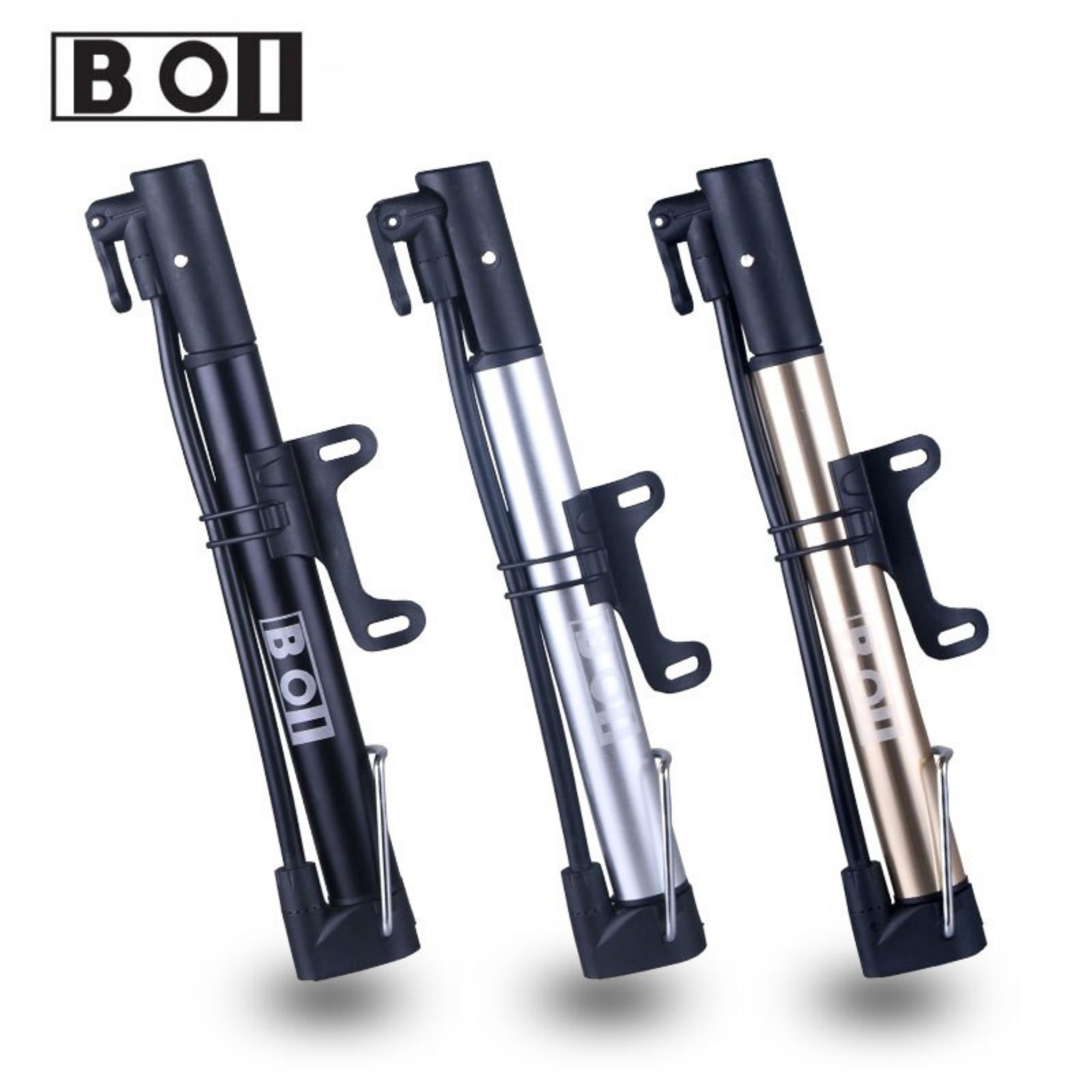 สูบจักรยานเสือหมอบ เสือภูเขา แบบพกพา BOI Air Inflator