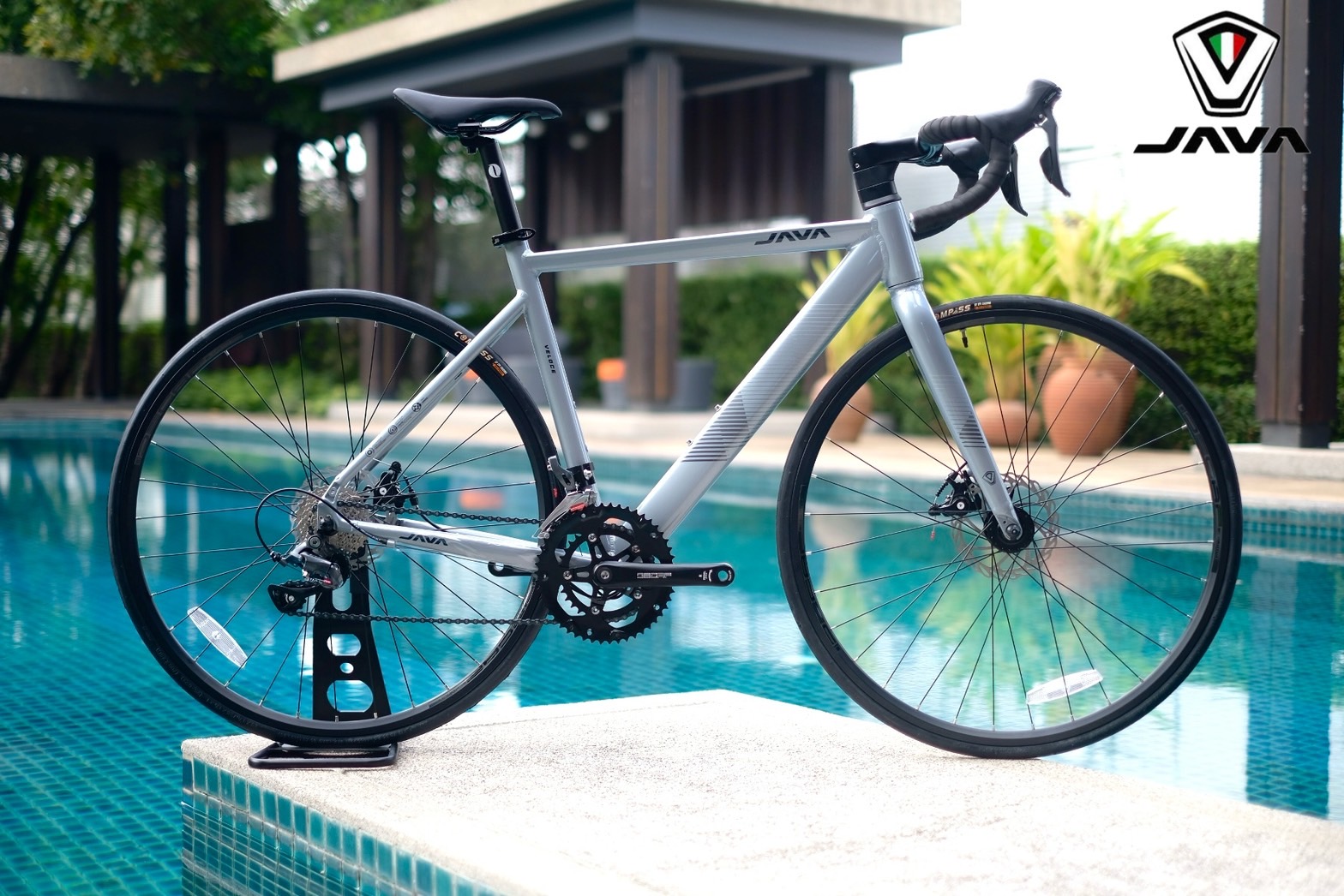 JAVA : VELOCE จักรยานเสือหมอบ เกียร์ SHIMANO 16 สปีด ตัวถังอลู ซ่อนสาย