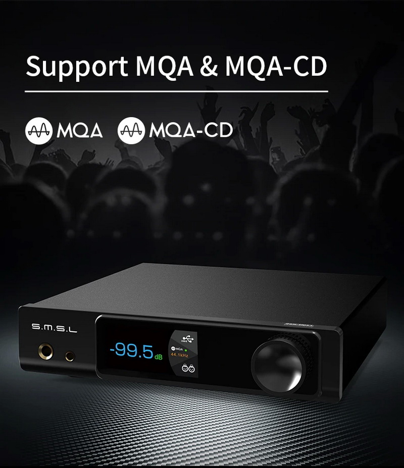 SMSL RAWMDA1 DAC/AMP ตั้งโต๊ะ ชิป ESS ES9039Q2M x2 รองรับ MQA, Dual Hi-Res ประกันศูนย์ไทย