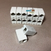 ตัวต่อสายแลน(ต่อกลางทาง) 1ออก1 RJ45 เมีย 1:1 LAN RJ45 Female Join modular jack