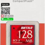 BUFFALO,Compact Flash Card, CF Card 128MB,RCF-X128MY