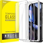 JETech Screen Protector for Google Pixel 9 / Pixel 9 Pro, Tempered Glass Film